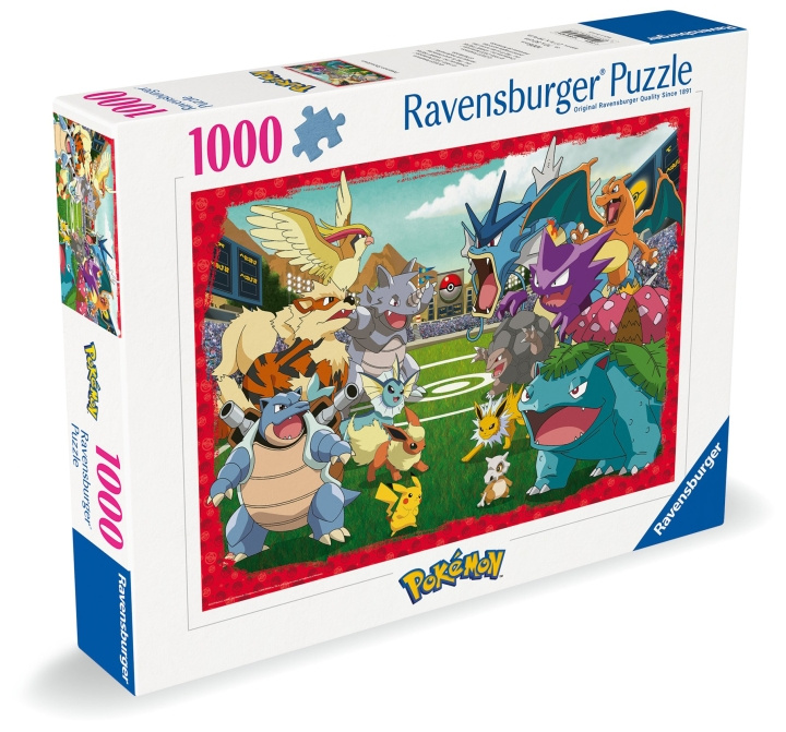 Ravensburger Puzzel Pokémon Showdown 1000p (12000628) in de groep SPORT, VRIJE TIJD & HOBBY / Hobby / Puzzel bij TP E-commerce Nordic AB (C86460)