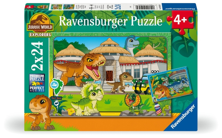 Ravensburger Puzzel Jurassic World Explorers 3x49p (12001057) in de groep SPEELGOED, KINDER- & BABYPRODUCTEN / Speelgoed / Kinderpuzzel bij TP E-commerce Nordic AB (C86559)