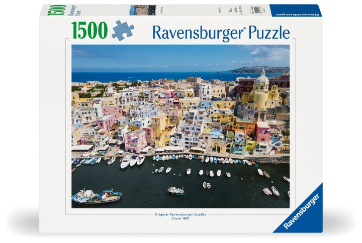 Ravensburger Puzzel De Kleuren Van Procida 1500p (12001210) in de groep SPORT, VRIJE TIJD & HOBBY / Hobby / Puzzel bij TP E-commerce Nordic AB (C86562)