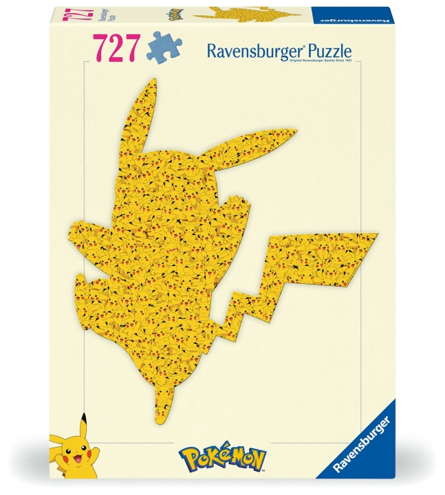 Ravensburger Puzzel Pokémon Shaped Pikachu 727p (12001212) in de groep SPORT, VRIJE TIJD & HOBBY / Hobby / Puzzel bij TP E-commerce Nordic AB (C86564)