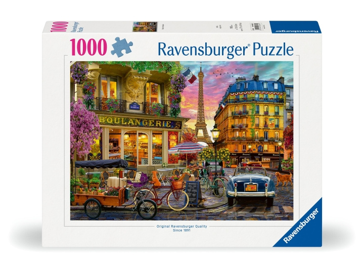 Ravensburger Puzzel Paris At Dawn 1000p (12000885) in de groep SPORT, VRIJE TIJD & HOBBY / Hobby / Puzzel bij TP E-commerce Nordic AB (C86589)