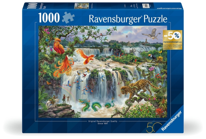Ravensburger Puzzel Waterval Iguazu 1000p (12001090) in de groep SPORT, VRIJE TIJD & HOBBY / Hobby / Puzzel bij TP E-commerce Nordic AB (C86590)