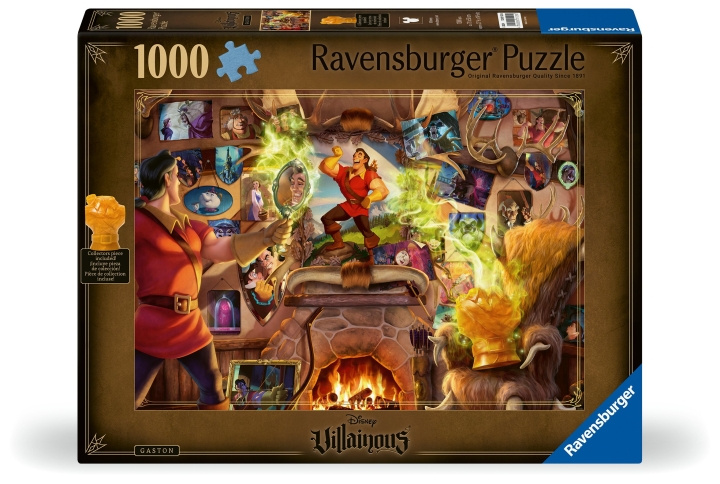 Ravensburger Puzzel Villainous Gaston 1000p (12001125) in de groep SPORT, VRIJE TIJD & HOBBY / Hobby / Puzzel bij TP E-commerce Nordic AB (C86592)