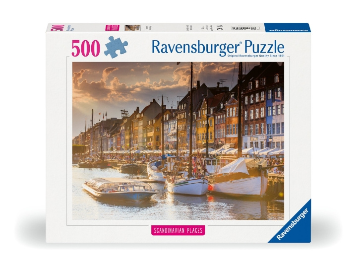 Ravensburger Puzzel Zonsondergang In Kopenhagen 500p (12000846) in de groep SPORT, VRIJE TIJD & HOBBY / Hobby / Puzzel bij TP E-commerce Nordic AB (C86657)