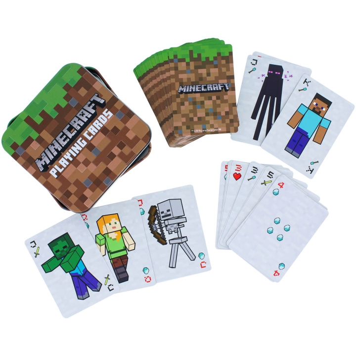 Paladone Minecraft Speelkaarten (PP6587MCF) in de groep SPEELGOED, KINDER- & BABYPRODUCTEN / Spelletje / Bordspellen bij TP E-commerce Nordic AB (C86666)