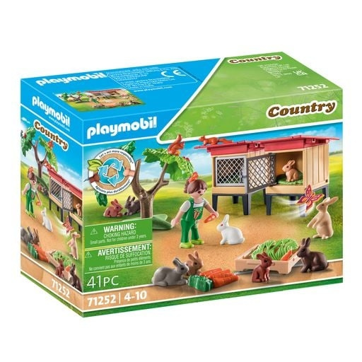 Playmobil Konijnenhok (71252) in de groep SPEELGOED, KINDER- & BABYPRODUCTEN / Speelgoed / Speelset bij TP E-commerce Nordic AB (C86679)