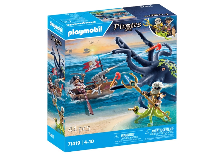 Playmobil Strijd met de reuzenoctopus (71419) in de groep SPEELGOED, KINDER- & BABYPRODUCTEN / Speelgoed / Speelset bij TP E-commerce Nordic AB (C86689)