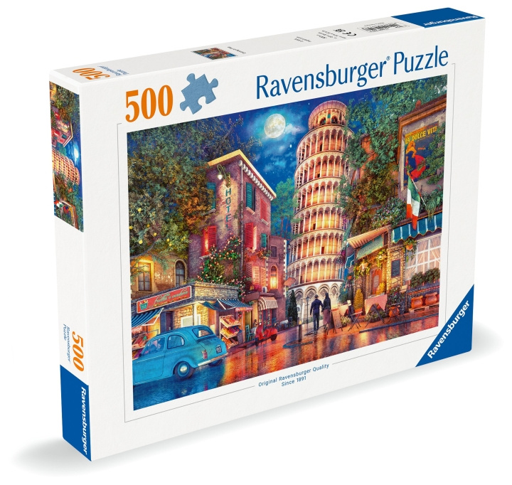 Ravensburger Puzzel Straten van Pisa 500p (12000709) in de groep SPORT, VRIJE TIJD & HOBBY / Hobby / Puzzel bij TP E-commerce Nordic AB (C86695)