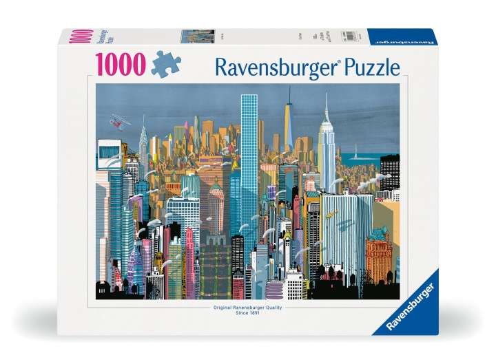 Ravensburger Puzzel I Am New York 1000p (12000784) in de groep SPORT, VRIJE TIJD & HOBBY / Hobby / Puzzel bij TP E-commerce Nordic AB (C86697)