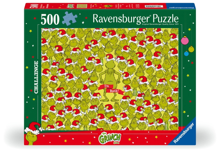 Ravensburger Puzzel Grinch 500p (12001224) in de groep SPEELGOED, KINDER- & BABYPRODUCTEN / Speelgoed / Kinderpuzzel bij TP E-commerce Nordic AB (C86701)