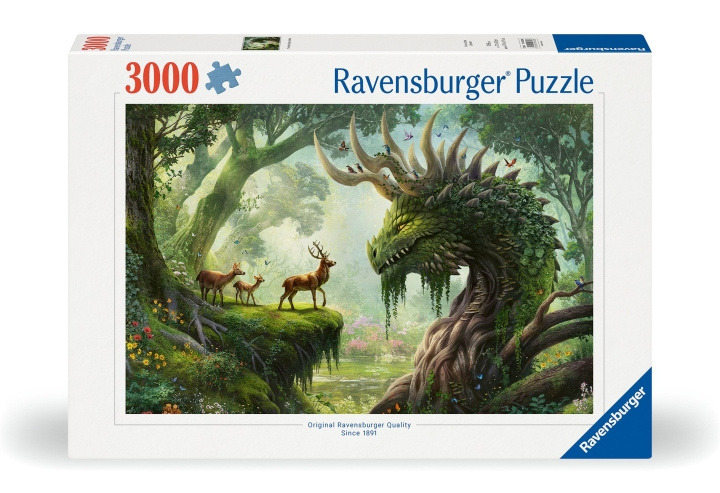 Ravensburger Puzzel De bosdraak ontwaakt 3000p (12000808) in de groep SPORT, VRIJE TIJD & HOBBY / Hobby / Puzzel bij TP E-commerce Nordic AB (C86703)