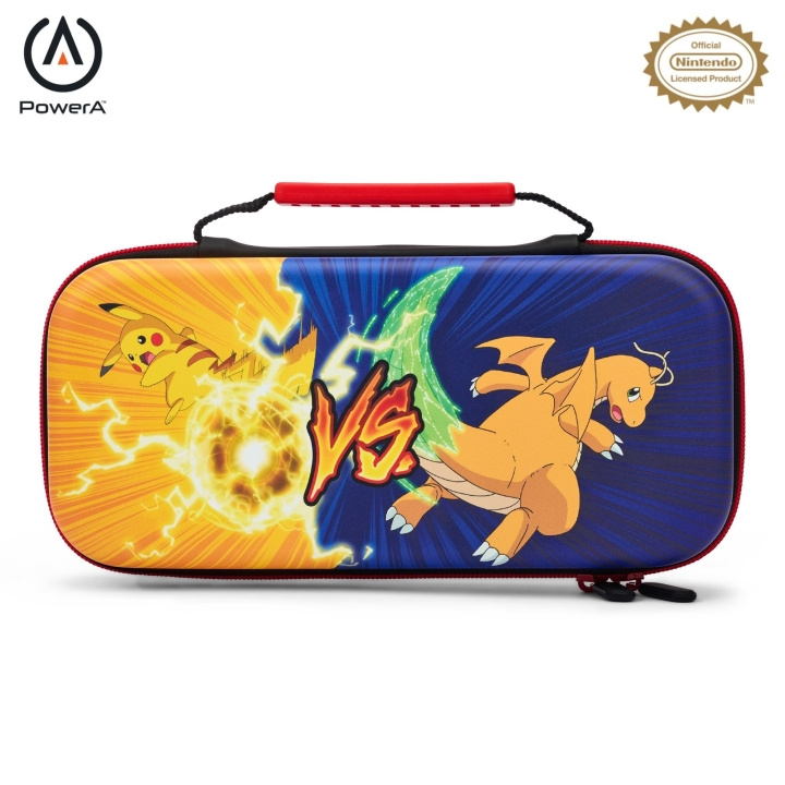PowerA Beschermhoes - Pikachu Vs. Dragonit /Nintendo Switch in de groep HOME ELECTRONICS / Spelconsoles en accessoires / Nintendo Switch / Accessoires bij TP E-commerce Nordic AB (C86727)