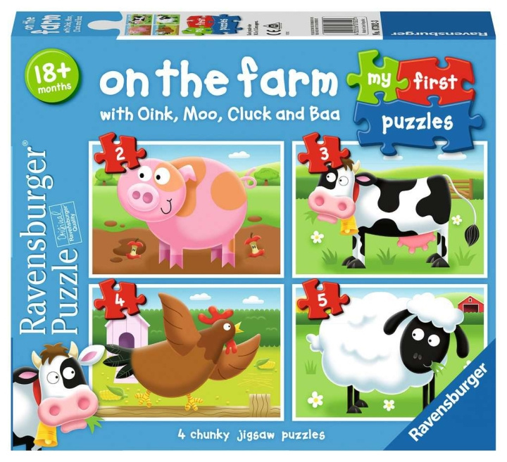 Ravensburger Op de boerderij mijn eerste puzzel 2/3/4/5p in de groep SPEELGOED, KINDER- & BABYPRODUCTEN / Speelgoed / Kinderpuzzel bij TP E-commerce Nordic AB (C86743)