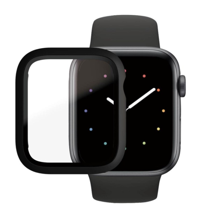 PanzerGlass Schermbeschermer Full Body Apple watch 4 - 5 - 6 - SE 44mm - Zwart in de groep SPORT, VRIJE TIJD & HOBBY / Smartwatch & Activiteitsmeters / Smartwatches bij TP E-commerce Nordic AB (C86756)