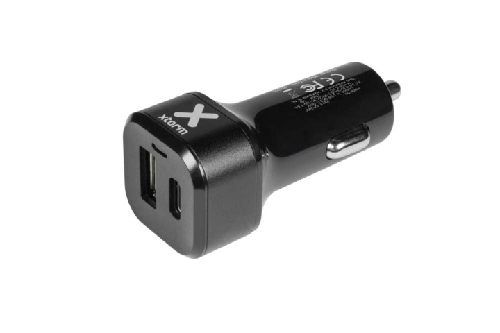 Xtorm 48W Autolader Pro - USB-C + USB-A Autolader in de groep SMARTPHONE & TABLETS / Opladers & Kabels / Autoladers / Autoladers USB bij TP E-commerce Nordic AB (C87195)
