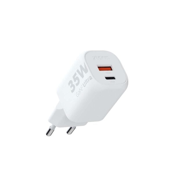 Xtorm 35W GaN2 Ultra Thuislader USB-C PD/USB-A Wit in de groep SMARTPHONE & TABLETS / Opladers & Kabels / Wandoplader / Wandoplader USB bij TP E-commerce Nordic AB (C87238)