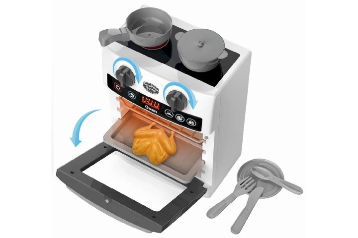 TEGOLE Fornuis elektrisch met accessoires (500223) in de groep SPEELGOED, KINDER- & BABYPRODUCTEN / Speelgoed / Klein huis en rollenspel bij TP E-commerce Nordic AB (C87302)