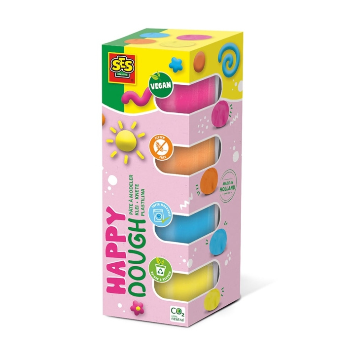 SES Creative Deeg - Voel je goed Happy - (S00512) in de groep SPEELGOED, KINDER- & BABYPRODUCTEN / Speelgoed / Speelklei, speelzand en accessoires bij TP E-commerce Nordic AB (C87926)