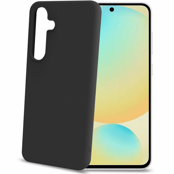 Celly Cromo Soft rubber case Galaxy S24 FE Svart in de groep SMARTPHONE & TABLETS / Mobielbescherming / Samsung bij TP E-commerce Nordic AB (C88264)