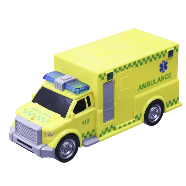 Impulse Toys Motor 112 - Ambulance met licht & geluid (I-1600013) in de groep SPEELGOED, KINDER- & BABYPRODUCTEN / Speelgoed / Speelgoedauto\'s bij TP E-commerce Nordic AB (C90416)