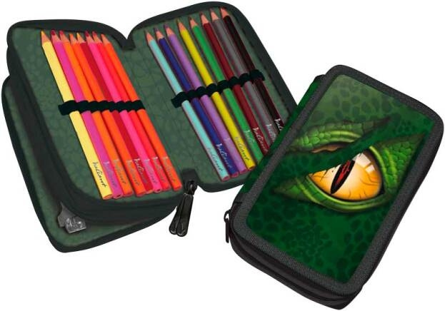 Dino T-Rex Gevuld Dubbeldekker potloodetui (092408516) in de groep SPEELGOED, KINDER- & BABYPRODUCTEN / Speelgoed / Etui bij TP E-commerce Nordic AB (C90483)