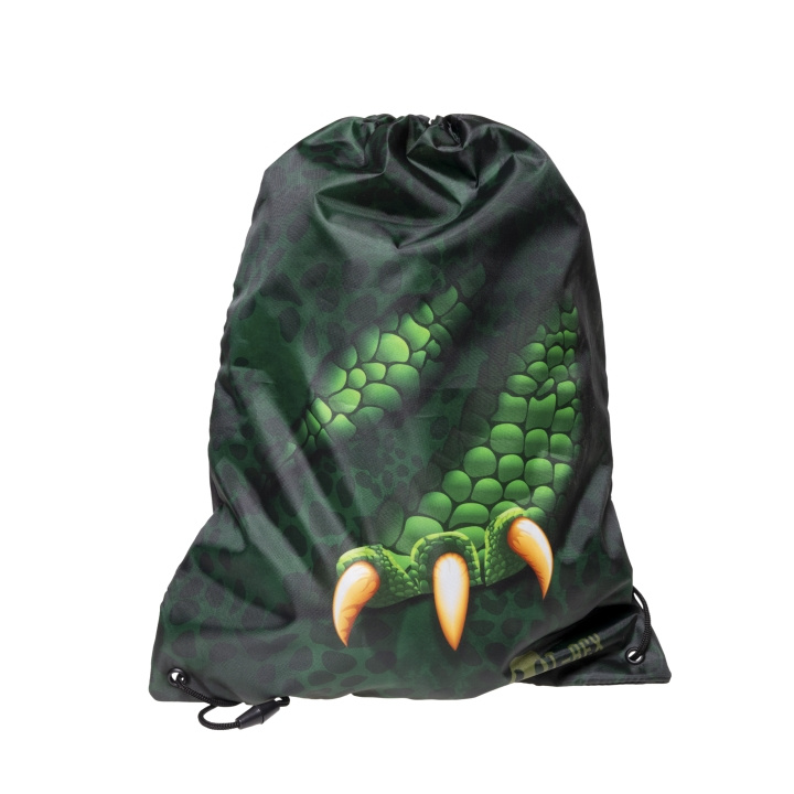 Dino T-Rex Gymtas 35 x 45 cm (092409610) in de groep SPEELGOED, KINDER- & BABYPRODUCTEN / Reizen / Kindertassen / Rugzakken bij TP E-commerce Nordic AB (C90486)