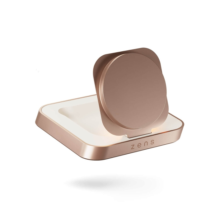 Zens Trådlös Laddare Nightstand Qi 15W Koppar in de groep SMARTPHONE & TABLETS / Opladers & Kabels / Draadloze Qi-oplader bij TP E-commerce Nordic AB (C90732)