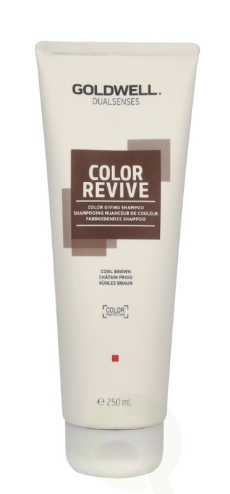 Goldwell Dualsenses Color Revive Color Giving Shampoo 250 ml Cool Brown in de groep BEAUTY & HEALTH / Haar & Styling / Haarverzorging / Shampoo bij TP E-commerce Nordic AB (C90817)