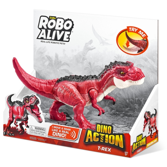 Roboalive Robo Alive - Dino Action S1 - T-Rex (7171) in de groep SPEELGOED, KINDER- & BABYPRODUCTEN / Speelgoed / Figuren, Miniaturen & accessoires bij TP E-commerce Nordic AB (C91201)