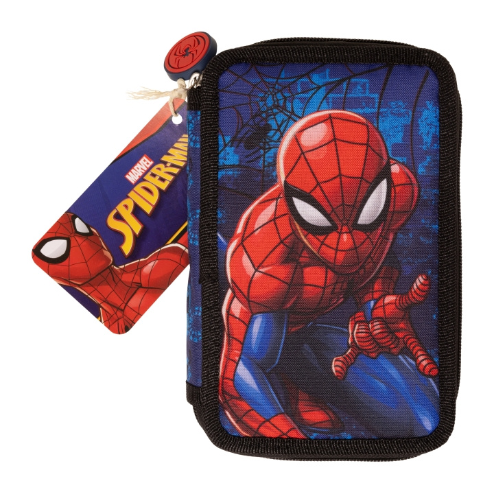 Spider-Man Dubbele etui met inhoud (017808516) in de groep SPEELGOED, KINDER- & BABYPRODUCTEN / Speelgoed / Etui bij TP E-commerce Nordic AB (C91537)