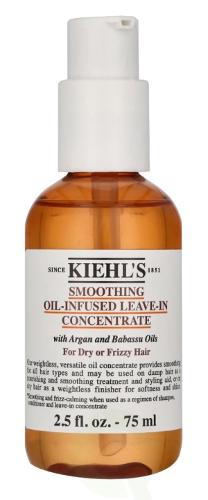 Kiehl\'s Smoothing Oil-Infused Leave-In Concentrate 75 ml in de groep BEAUTY & HEALTH / Haar & Styling / Haarverzorging / Conditioner spray/Leave-in bij TP E-commerce Nordic AB (C91956)