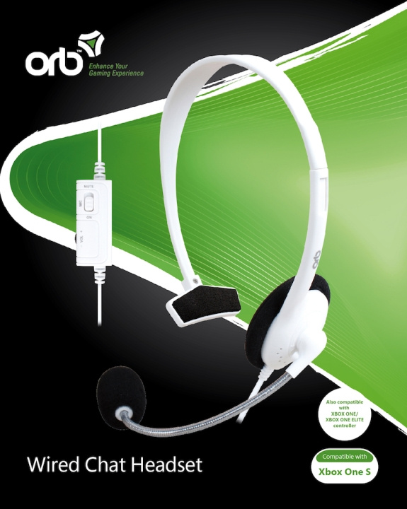 ORB Bedrade headset voor chatten - voor Xbox One S in de groep HOME ELECTRONICS / Spelconsoles en accessoires / Xbox One / Accessoires bij TP E-commerce Nordic AB (C92411)