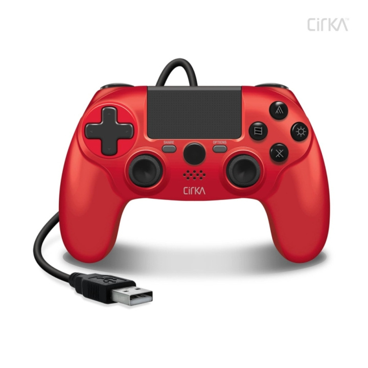 Hyperkin Nuforce Bedrade Controller Voor PS4/PC/Mac (Rood) in de groep HOME ELECTRONICS / Spelconsoles en accessoires / Sony PlayStation 4 / Accessoires bij TP E-commerce Nordic AB (C93088)