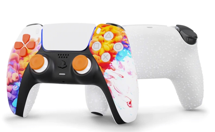 KING CONTROLLER Koning Draadloos Controlemechanisme voor Ps5 Kleurenplons 4 in de groep HOME ELECTRONICS / Spelconsoles en accessoires / Sony PlayStation 5 / Accessoires bij TP E-commerce Nordic AB (C93104)