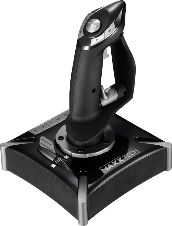 Maxx Tech Pro Flight Combo - PS4 / PC/ XBOX/ in de groep COMPUTERS & RANDAPPARATUUR / GAMING / Stuurwielen en joysticks bij TP E-commerce Nordic AB (C93141)