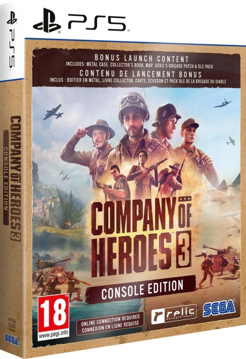Sega Company of Heroes 3 (Steelbook Edition) in de groep HOME ELECTRONICS / Spelconsoles en accessoires / Sony PlayStation 5 / Spel bij TP E-commerce Nordic AB (C93180)