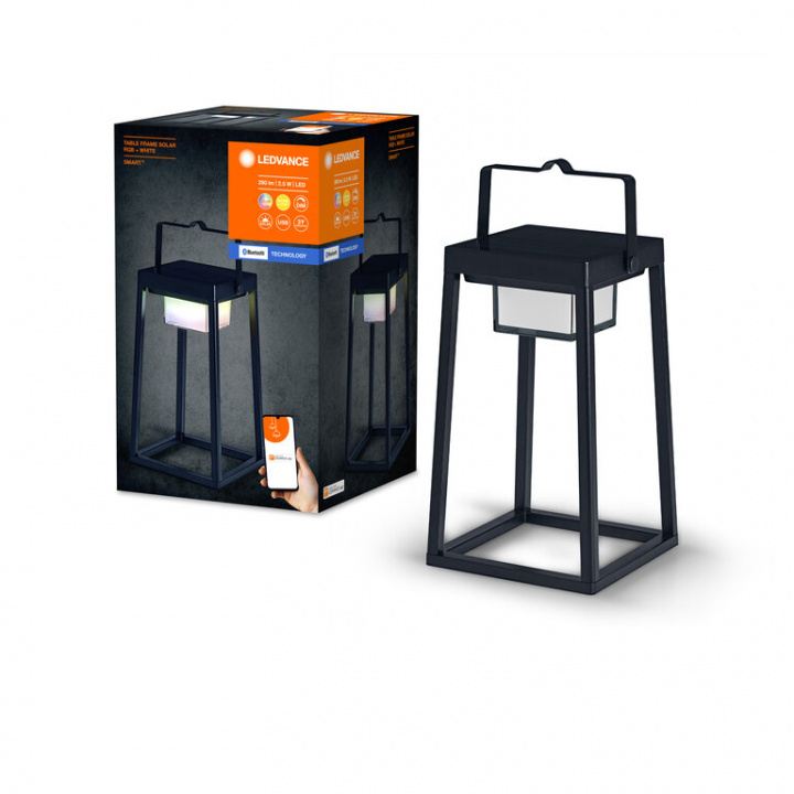 LEDVANCE SMART+ BT tafelframe Solar RGB + W in de groep HUISHOUDEN & TUIN / Elektriciteit & Verlichting / Buitenverlichting / Tuinverlichting bij TP E-commerce Nordic AB (C93235)