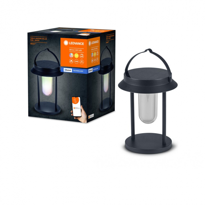 LEDVANCE SMART+ BT tafellantaarn Solar RGB + W in de groep HUISHOUDEN & TUIN / Elektriciteit & Verlichting / Buitenverlichting / Tuinverlichting bij TP E-commerce Nordic AB (C93236)