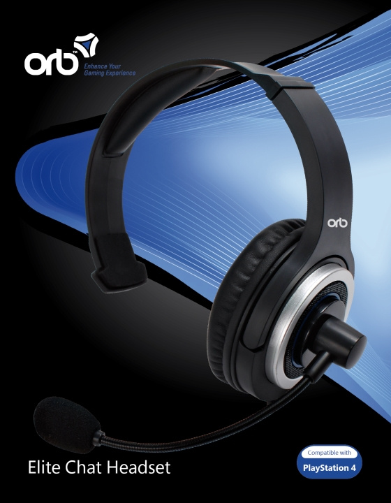 ORB PlayStation 4 - Elite Chat Headset (ORB) in de groep HOME ELECTRONICS / Spelconsoles en accessoires / Sony PlayStation 4 / Accessoires bij TP E-commerce Nordic AB (C93283)