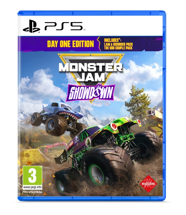 Milestone Monster Jam Showdown (Day 1 Edition) in de groep HOME ELECTRONICS / Spelconsoles en accessoires / Sony PlayStation 5 / Spel bij TP E-commerce Nordic AB (C93330)