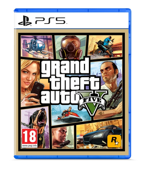 Rockstar Grand Theft Auto V (GTA 5) in de groep HOME ELECTRONICS / Spelconsoles en accessoires / Sony PlayStation 5 / Spel bij TP E-commerce Nordic AB (C93332)