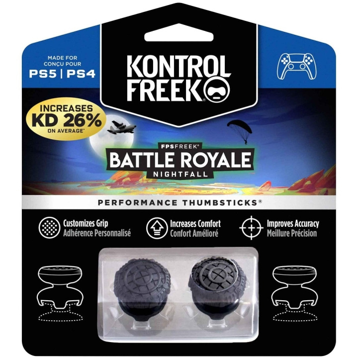 KontrolFreek FPS Freek Nightfall - PS5/PS4 (4 Prong) in de groep HOME ELECTRONICS / Spelconsoles en accessoires / Sony PlayStation 5 / Accessoires bij TP E-commerce Nordic AB (C93404)