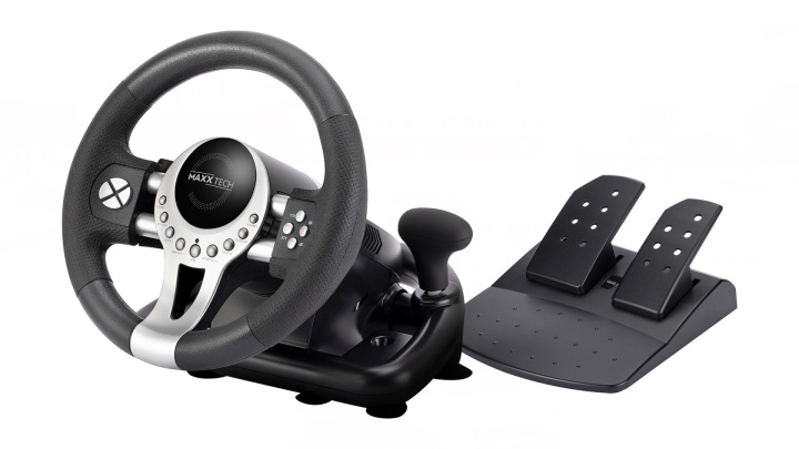Maxx Tech Pro Racing Wheel Kit (PC, Switch, PS4, XBX) in de groep COMPUTERS & RANDAPPARATUUR / GAMING / Stuurwielen en joysticks bij TP E-commerce Nordic AB (C93415)