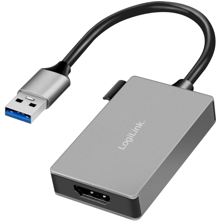 LogiLink USB-A 3.0 -> HDMI-Hona Adapter 1080p 0,15m in de groep HOME ELECTRONICS / Kabels & Adapters / HDMI / Adapters bij TP E-commerce Nordic AB (C93486)