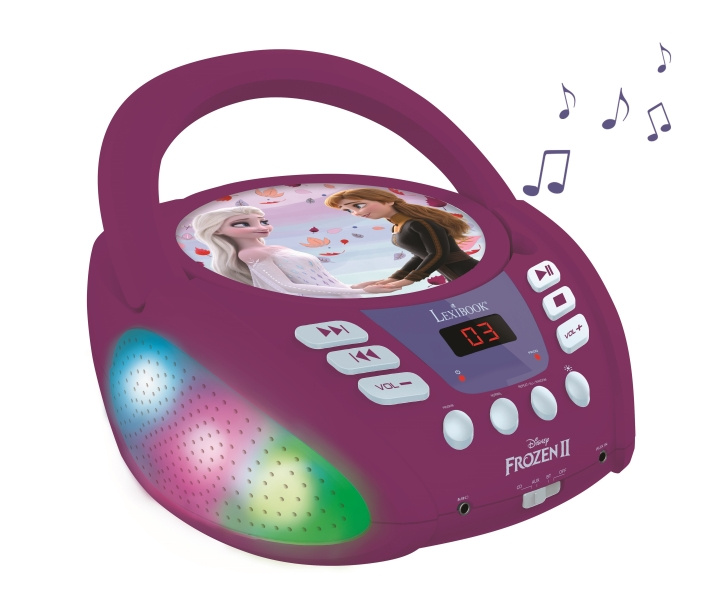 Lexibook Disney Frozen - Bluetooth CD-speler (RCD109FZ) - Fyndvara in de groep HOME ELECTRONICS / Audio & Beeld / Thuisbioscoop, Hifi en Draagbaar / Draagbare audiospelers / CD spelers bij TP E-commerce Nordic AB (C94503D)