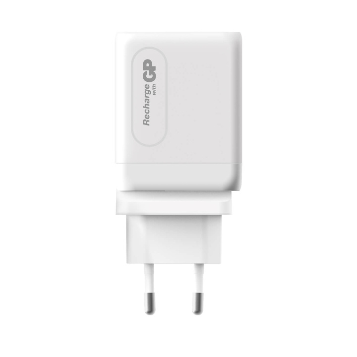 GP Väggladdare GaN PD 65W Inkl Reseadapter in de groep SMARTPHONE & TABLETS / Opladers & Kabels / Wandoplader / Wandoplader Type C bij TP E-commerce Nordic AB (C94734)