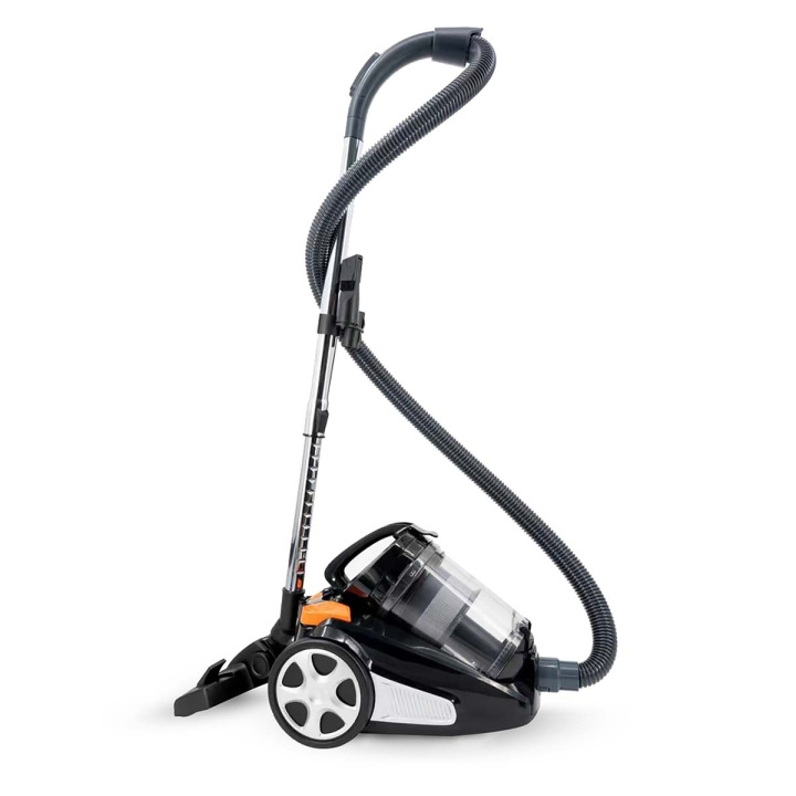 Nedis Zakloze Stofzuiger | Zakloos | 700 W | Stof capaciteit: 3.0 l | Combi-Borstel | Actieradius: 8.50 m | HEPA-luchtfilter | Antraciet / Oranje / Zwart in de groep HUISHOUDEN & TUIN / Schoonmaakproducten / Stofzuigers & Accessoires / Stofzuigers bij TP E-commerce Nordic AB (C94846)