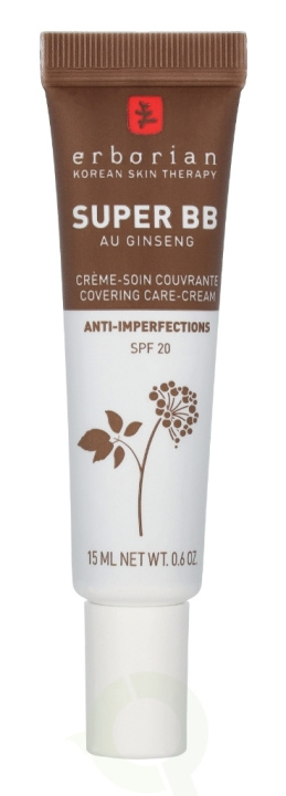 Erborian Super BB Covering Care-Cream SPF20 15 ml Chocolate in de groep BEAUTY & HEALTH / Makeup / Make-up gezicht / CC/BB-crème bij TP E-commerce Nordic AB (C94911)