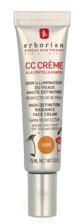 Erborian CC HD Radiance Face Cream SPF25 15 ml Dore in de groep BEAUTY & HEALTH / Makeup / Make-up gezicht / CC/BB-crème bij TP E-commerce Nordic AB (C95560)