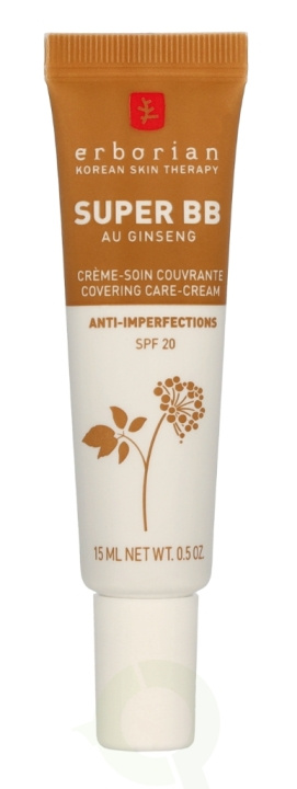 Erborian Super BB Covering Care-Cream SPF20 15 ml Caramel in de groep BEAUTY & HEALTH / Makeup / Make-up gezicht / CC/BB-crème bij TP E-commerce Nordic AB (C95562)